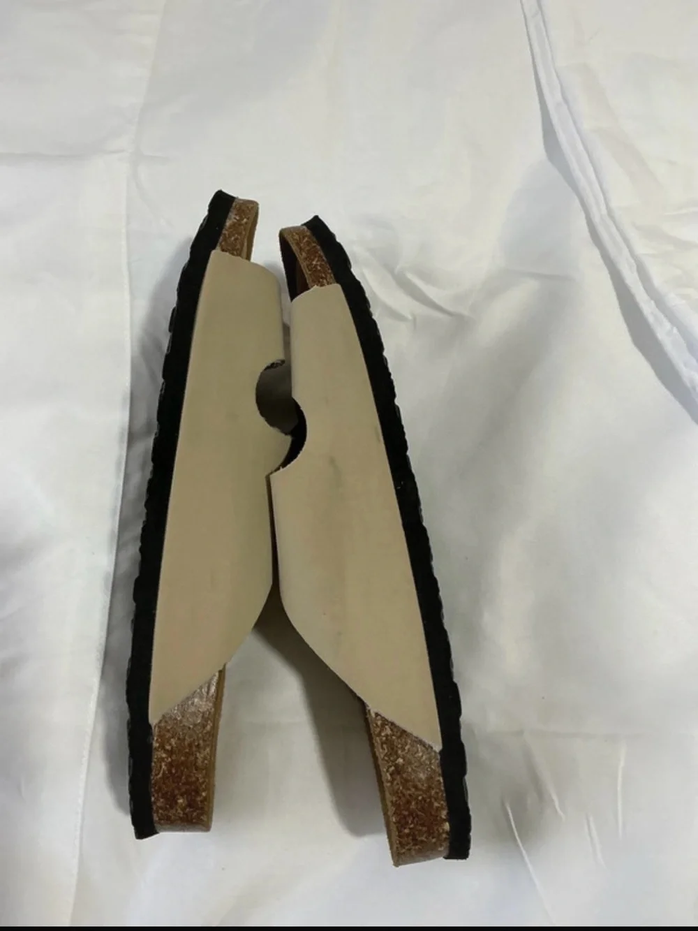 Neutral Beige Double-Buckle Slide Sandals for Women